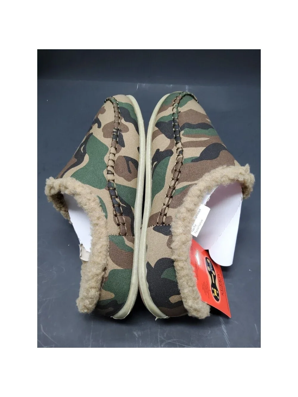 NEW Deer Stags Nordic Indoor Outdoor Slippers Camo Supro Tech Men's Sz 8 Wide